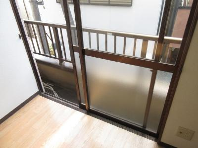 シティ嵯峨のバルコニー