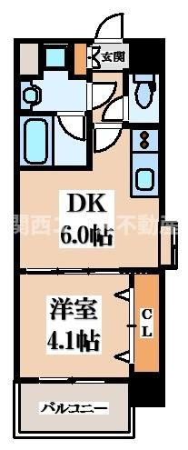 【間取り】 | グランカーサ高井田