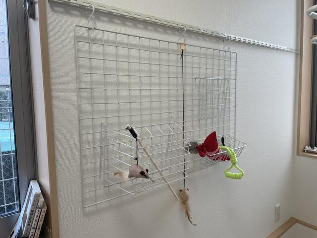 壁にいろいろかけられます