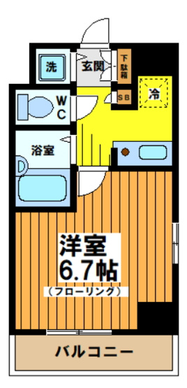 【間取り】 | ルーブル中野南台