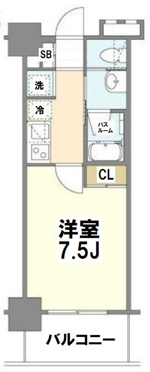 ＢＰＲレジデンス船橋の間取り