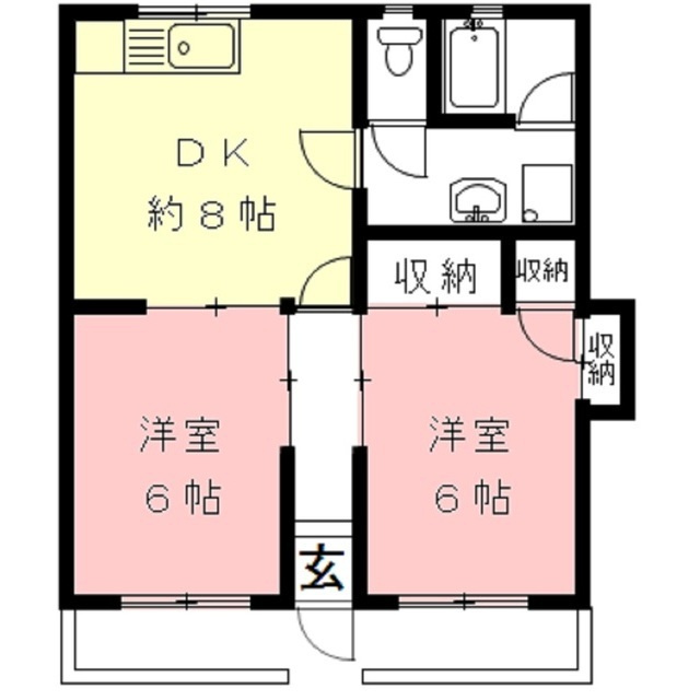 エクセルハイムⅠの間取り