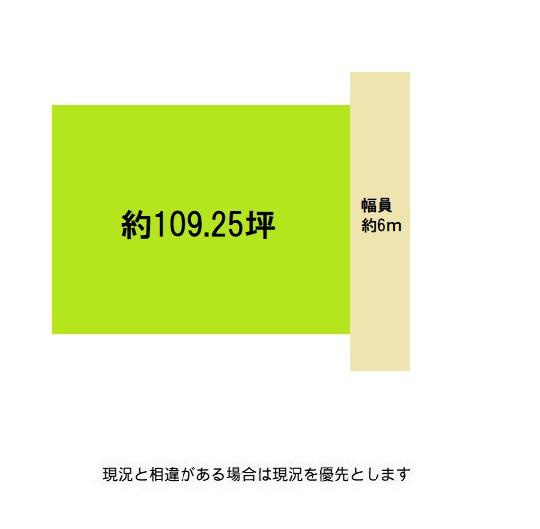 和歌山市北坂ノ上丁　土地の土地図