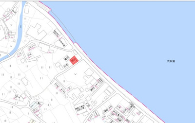 【地図】 | 【商談中】海が目の前、オーシャンビューの3階建
