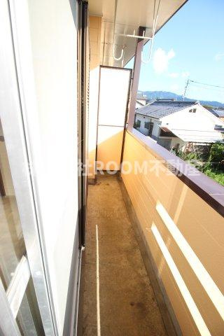 第2コアサンハイツのバルコニー