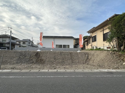 【外観】 | 左京区上高野北田町建築条件なし土地 | 現地土地を正面から撮影した外観写真です。