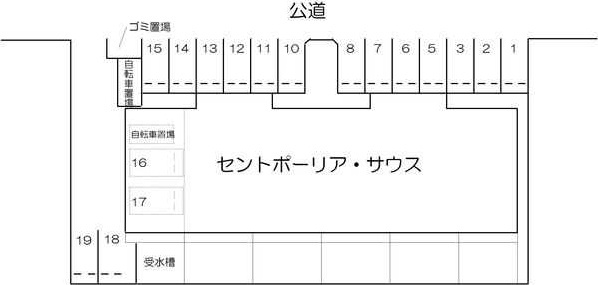 セントポーリア・サウス　　刈谷市近郊の賃貸ならクラスホーム刈谷店の駐車場