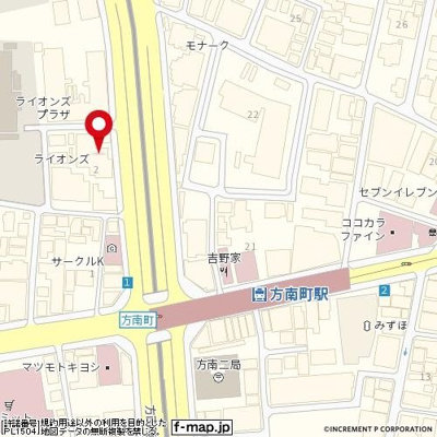 【地図】 | ライオンズマンション方南町駅前