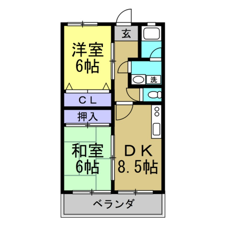 マルゴ・コーポの間取り