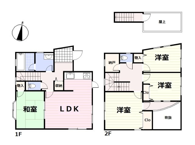 足立区東和2丁目　中古戸建の画像