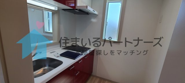 久留米市荒木町荒木のアパートのキッチン|キッチンでお料理をお楽しみください