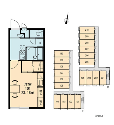 【区画図】 | レオパレスグランディール