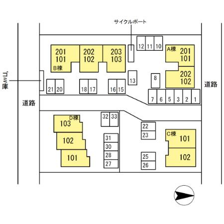 パル カヤクラC棟の区画図