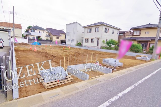 越谷市東越谷新築6棟現場　耐震等級3のIDS工法の外観