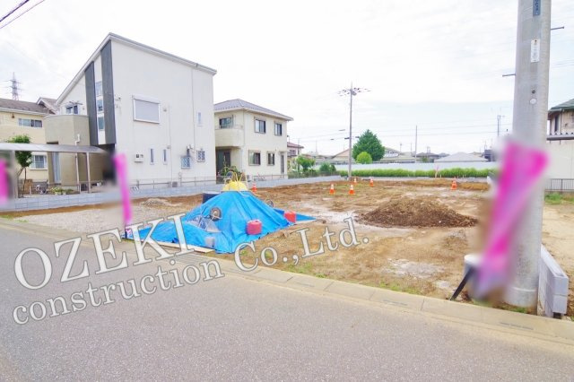 越谷市東越谷新築6棟現場　耐震等級3のIDS工法の外観