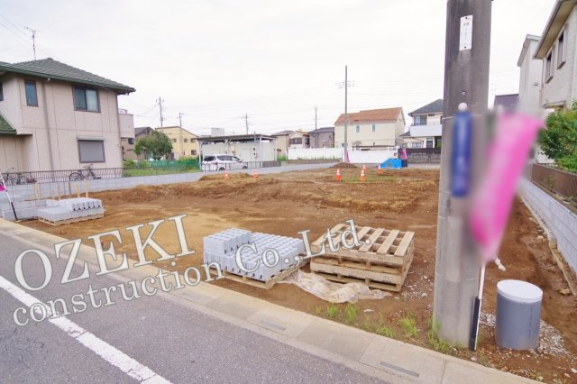 越谷市東越谷新築6棟現場　耐震等級3のIDS工法の外観