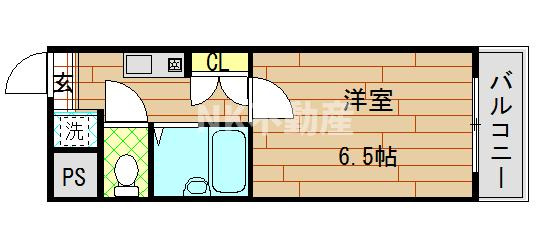 【間取り】 | パトラK（荒本賃貸） | 間取りです