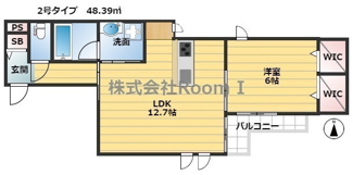 【間取り】 | メゾン夕陽丘サウスコート 