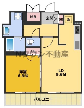 【間取り】 | プレサンスNAGOYA桜通ビッグビート | 間取りです