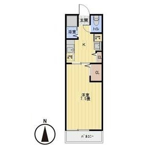 ビバ花田 Aの間取り