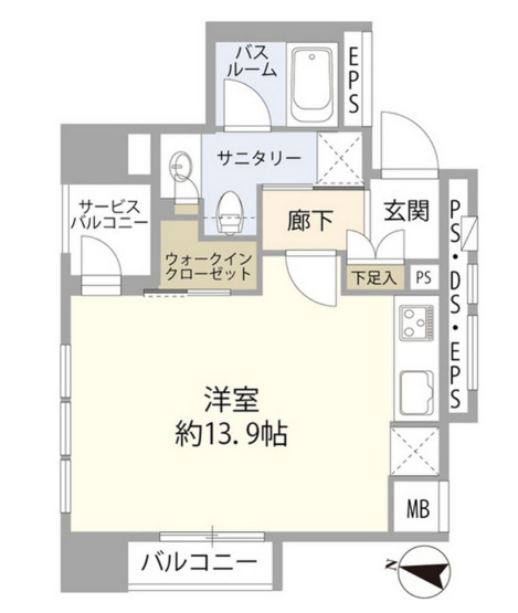 【間取り】 | シティハウス中野中央