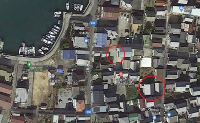  | 江井  倉庫付き古民家中古物件 | 航空写真