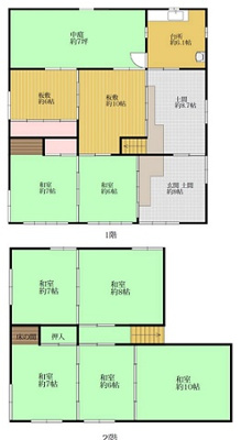  | 江井  倉庫付き古民家中古物件 | 図面は概略図につき現況優先します