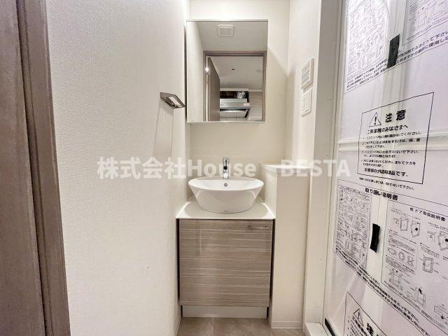 エスリードレジデンスグラン神戸三宮シティの独立洗面台