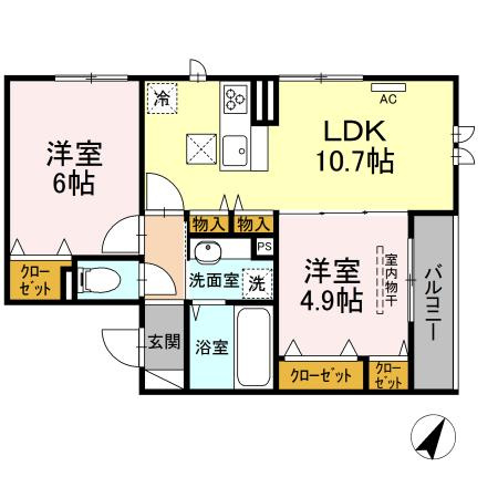 ＴＳＵＢＡＫＩ ＨＯＵＳＥの間取り|前回募集時の写真です。現況優先