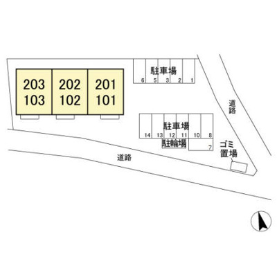 【区画図】 | レジデンス・セレッソ