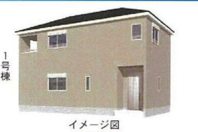【外観パース】 | 南区要町第4 全5棟　＜仲介手数料無料＞千鳥小・名南中　新築一戸建て | 新築一戸建ての事ならマックスバリュで住まい相談エムワイホームにお任せください。