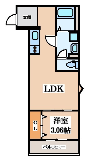【間取り】 | F+style大蓮北１号館