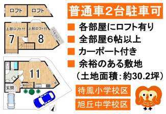 【居間・リビング】 | 大宮西野山町　中古戸建 | 陽当たりの良いリビング♪