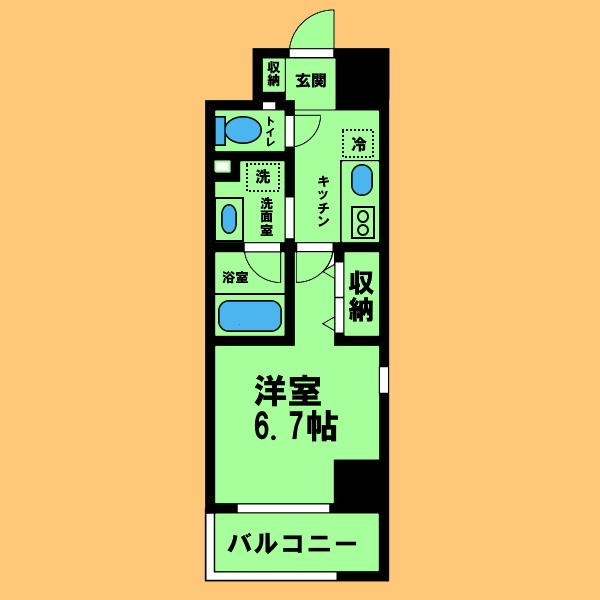 PULCHRA OZONEの間取り|間取り反転タイプ