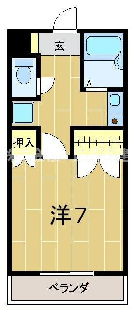 スカイハイツみやびの間取り