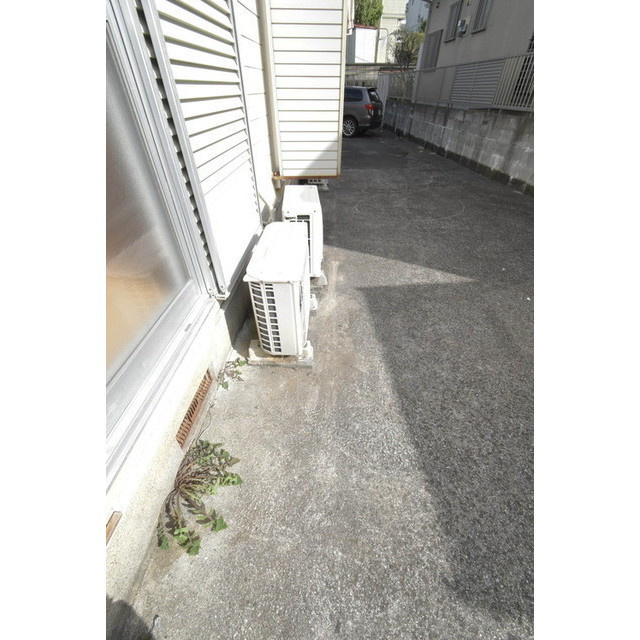 トラッドグリーンのバルコニー