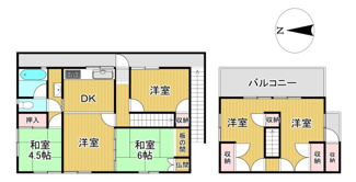 【間取り】 | 中古戸建　由宇町南2丁目 | 物件間取り図です。