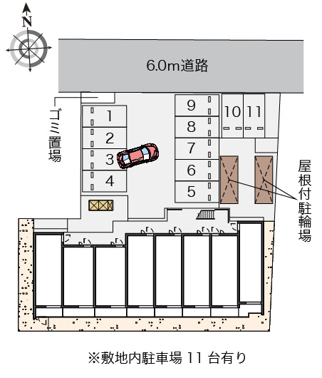クレイノぬくもりの区画図