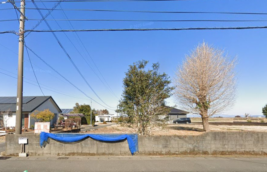 都城市安久町の売地の外観