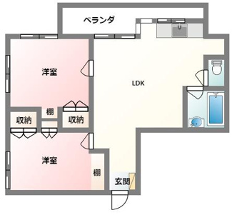 【間取り】 | 嘉数ハイム | 嘉数ハイム★那覇市牧志エリア