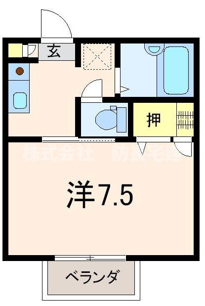 ドミールUmejiの間取り