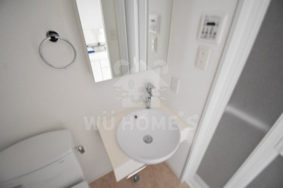 【独立洗面台】 | SERENiTE福島scelto | 独立洗面化粧台が付いています