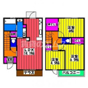 【間取り】 | セルジェ竹下　Y館の間取り