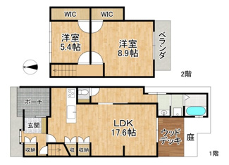 【間取り】 | 小山元町京町屋