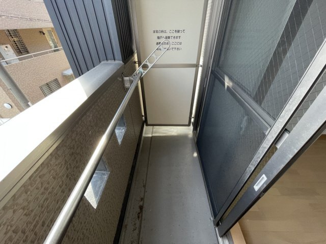 ヴィアノ灘泉通のバルコニー