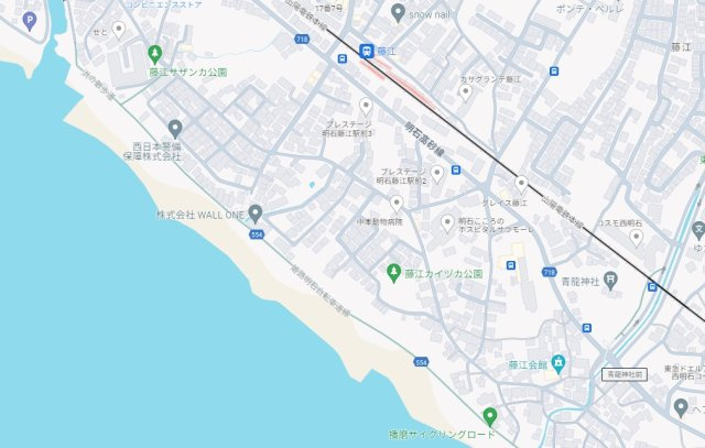 明石市藤江　第６期　未入居の地図