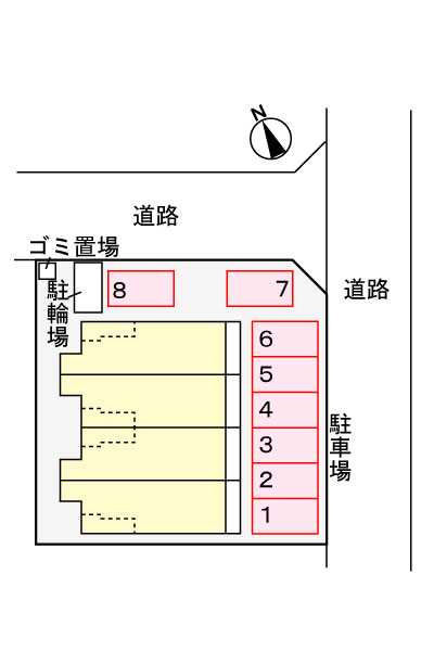 グラン　ジェルメの駐車場