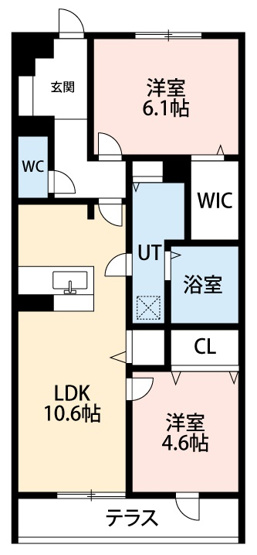 【間取り】 | グリーヴィラ柱曙