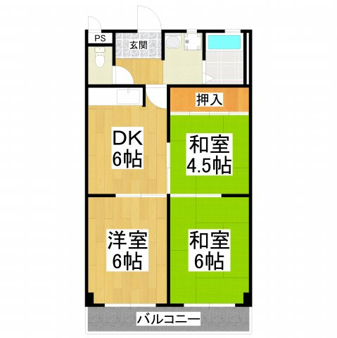 【間取り】 | シャトー原山台