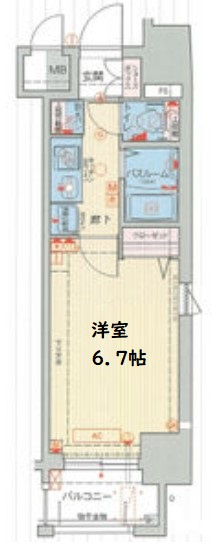 【間取り】 | エステムプラザ　ミッドプレイス